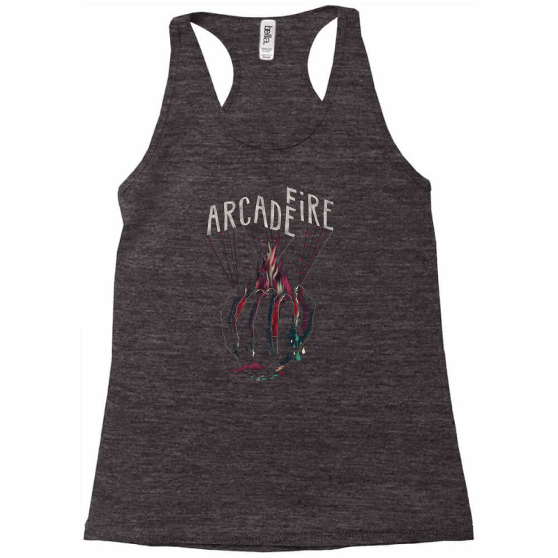 Arcade Fire Hand Racerback Tank by kaaspi | Artistshot