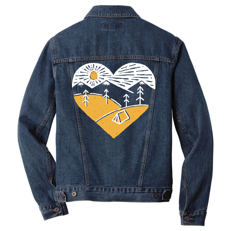 Camp Lover For Dark Men Denim Jacket by Quilimo | Artistshot