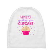 Baking Cute Cupcake Cook Cake Decorator Sprinkles Baker Art Tank Top Baby Beanies | Artistshot