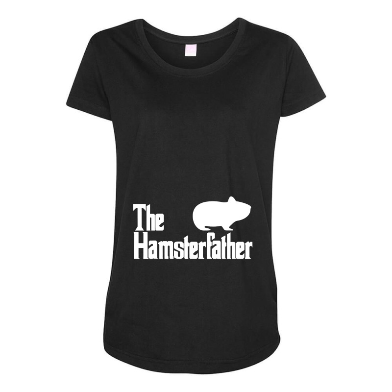 Fathers Day The Hamster Father Hamster Rodent Pet Lover Dad Maternity Scoop Neck T-shirt by celanasubek | Artistshot