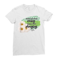 Shoelover99 Merch When Caring Ophelia Nichols T Shirt Ladies Fitted T-shirt | Artistshot