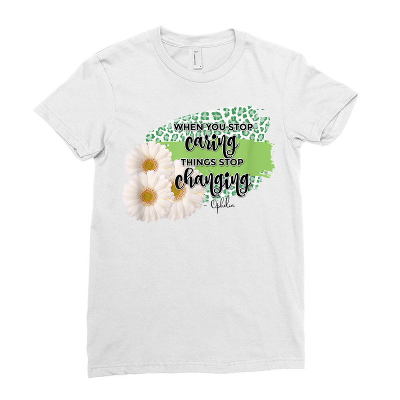 Shoelover99 Merch When Caring Ophelia Nichols T Shirt Ladies Fitted T-Shirt by annalyneplacencia | Artistshot