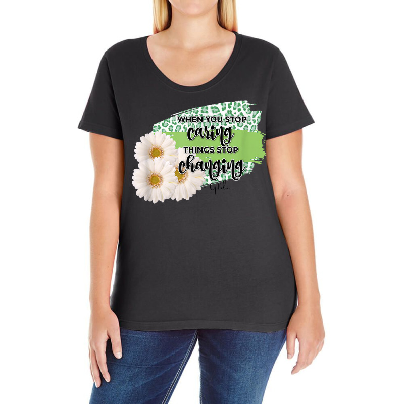 Shoelover99 Merch When Caring Ophelia Nichols T Shirt Ladies Curvy T-Shirt by annalyneplacencia | Artistshot