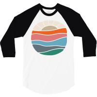 Sunset 3/4 Sleeve Shirt | Artistshot