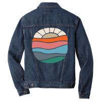 Sunset Men Denim Jacket | Artistshot