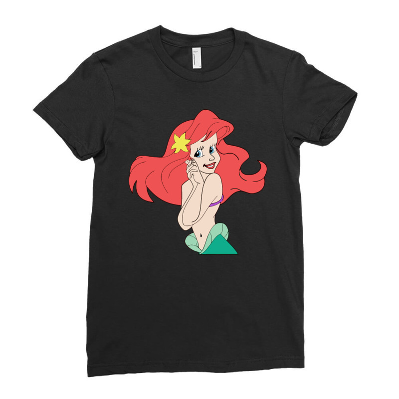 Ariel Ladies Fitted T-Shirt by nazanayla | Artistshot