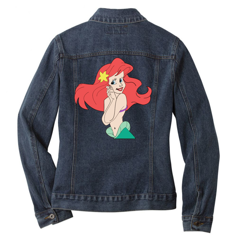 Ariel Ladies Denim Jacket by nazanayla | Artistshot