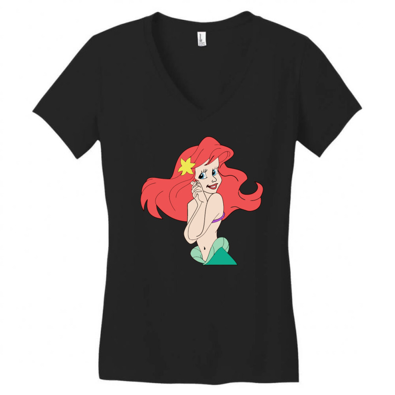 Ariel Women's V-Neck T-Shirt by nazanayla | Artistshot