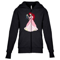 Ariel Youth Zipper Hoodie | Artistshot