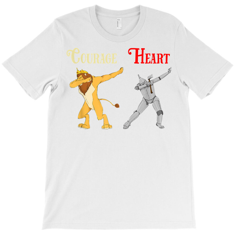 Cowardly Lion Courage Tin Man Heart Shirt Wizard Of Oz Tee T-shirt | Artistshot