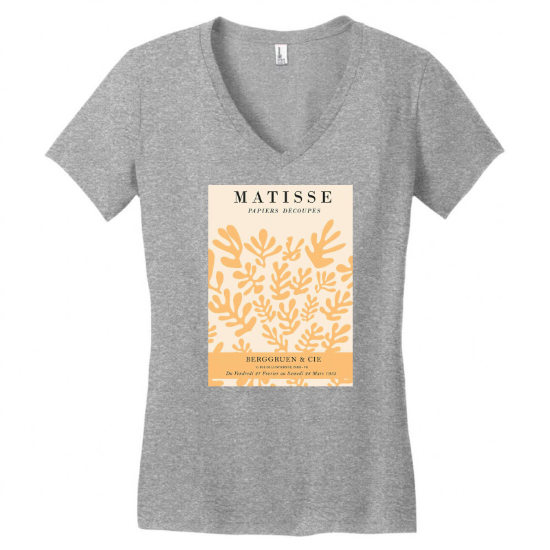 Matisse Cuadro Sobre Lienzo Para Pared Carteles N Rdicos E Impresiones Women's V-Neck T-Shirt by shafermichelle | Artistshot