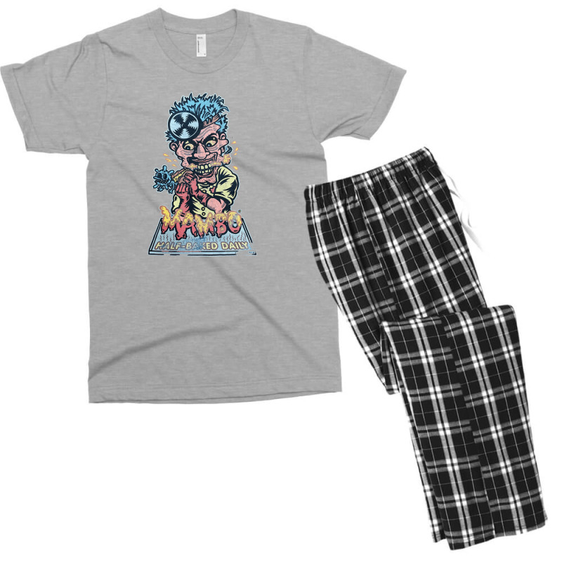 Half Baked Daily, Half Baked Daily Art, Half Baked Daily Vintage, Half Men's T-shirt Pajama Set | Artistshot