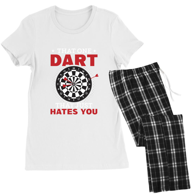 Funny Darts Problems Dartboard Fun Women's Pajamas Set by celanasubek | Artistshot