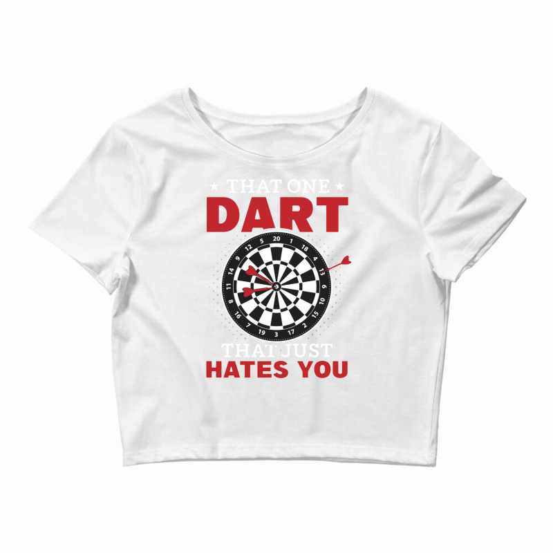 Funny Darts Problems Dartboard Fun Crop Top by celanasubek | Artistshot