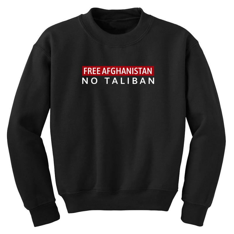 Free Afghanistan, No Taliban Youth Sweatshirt by coşkun | Artistshot