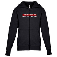 Free Afghanistan, No Taliban Youth Zipper Hoodie | Artistshot