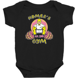 homer's gym Baby Bodysuit | Artistshot