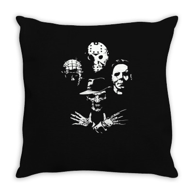 Horror Icons Throw Pillow Designed By Monzart