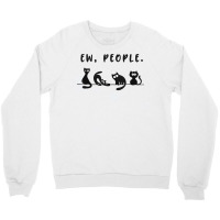 Black Cat Shirt Funny Womens Ew People Meowy Cat Lovers Tank Top Crewneck Sweatshirt | Artistshot