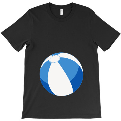 Blue Beachball Baby Boy T-shirt Designed By Ofutlu