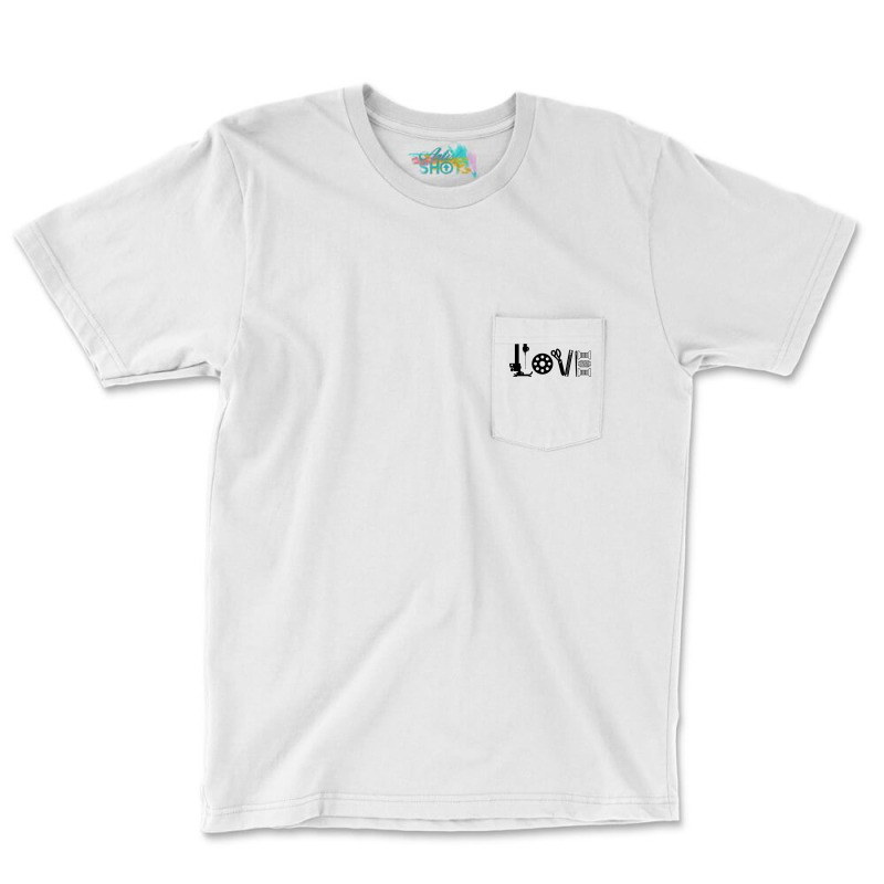 Love Sewing Quilting Tools Sewing Machine Quilters Gift Premium T Shir Pocket T-shirt | Artistshot