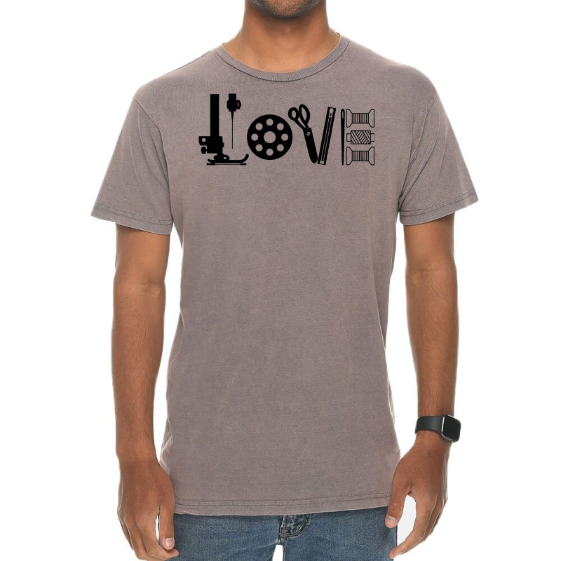 Love Sewing Quilting Tools Sewing Machine Quilters Gift Premium T Shir Vintage T-shirt | Artistshot