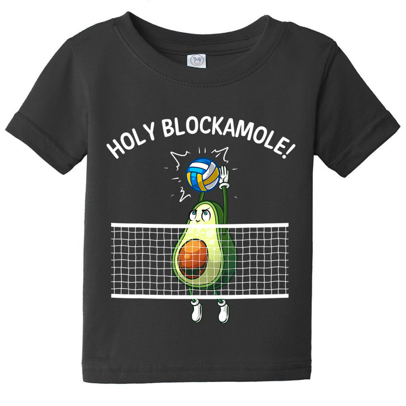 Funny Volleyball For Men Women Holy Guacamole Player Blocker T Shirt Baby Tee by HUUY | Artistshot