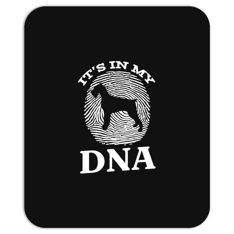 Giant T  Shirt Giant Schnauzer It`s In My D N A Fingerprint Giant Schn Mousepad by elephantjellyfish | Artistshot