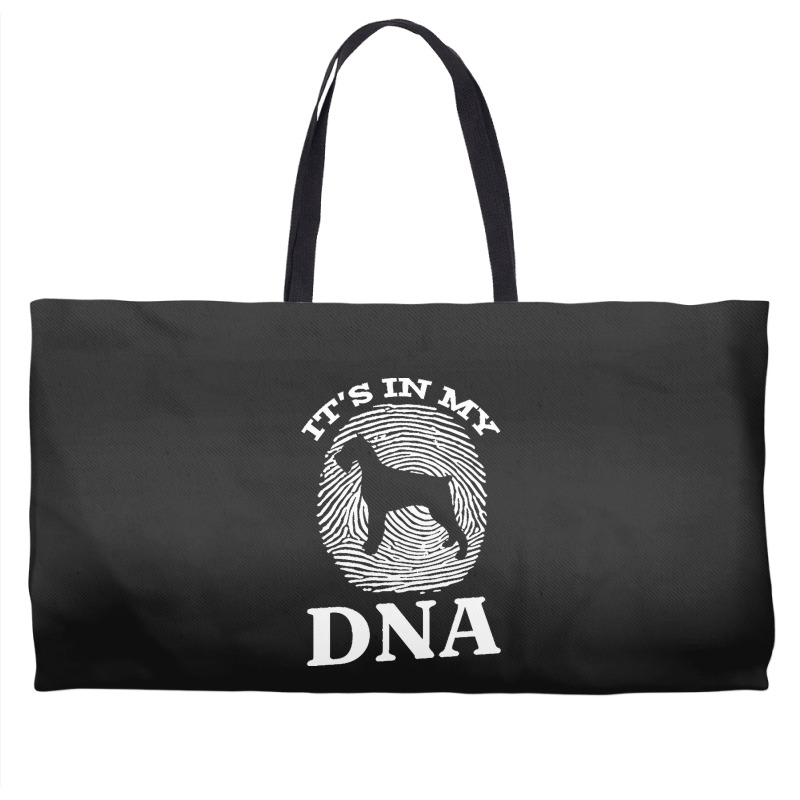 Giant T  Shirt Giant Schnauzer It`s In My D N A Fingerprint Giant Schn Weekender Totes by elephantjellyfish | Artistshot