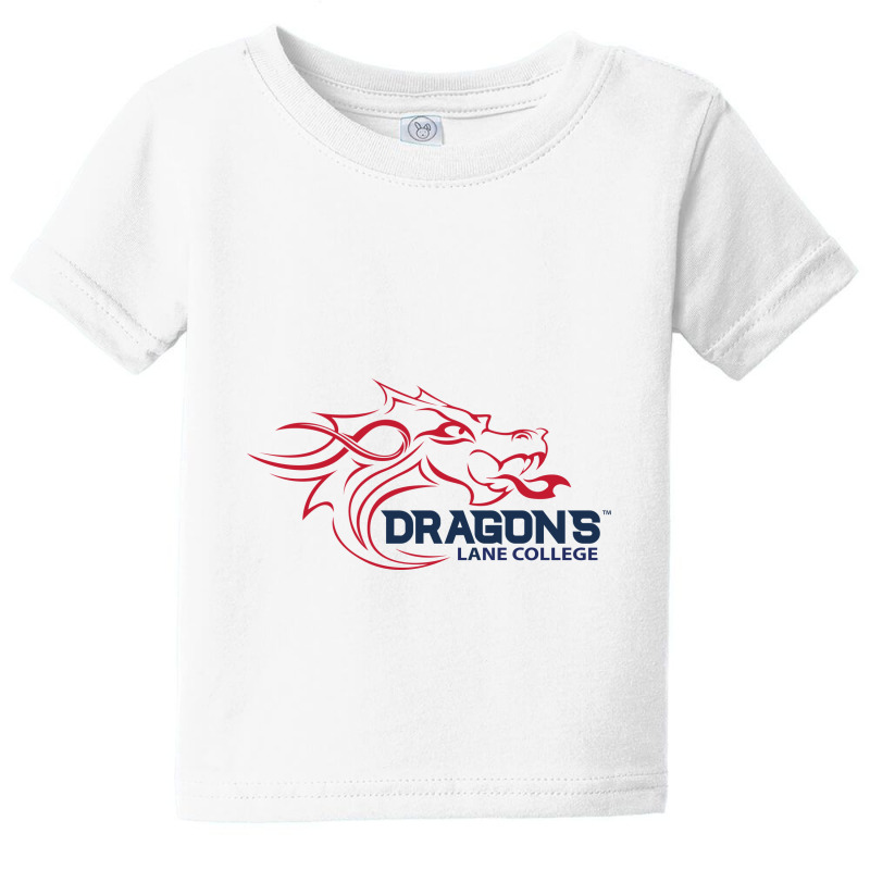 Lane College Dragons Baby Tee by Ellard grey | Artistshot