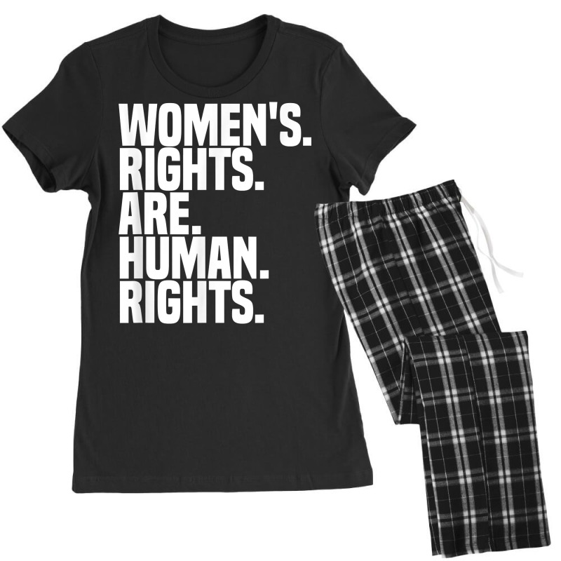 Women's Rights Are Human Rights Feminism T Shirt Women's Pajamas Set by shoaibmolleda | Artistshot