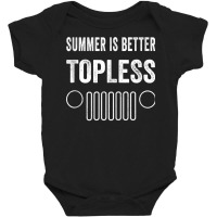 Distressed Summer Is Better Topless Funny 4x4 Off Road Tank Top Baby Bodysuit | Artistshot