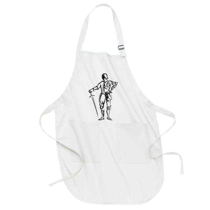 Duel Personality Hema Longsword Fencer T Shirt Full-length Apron | Artistshot