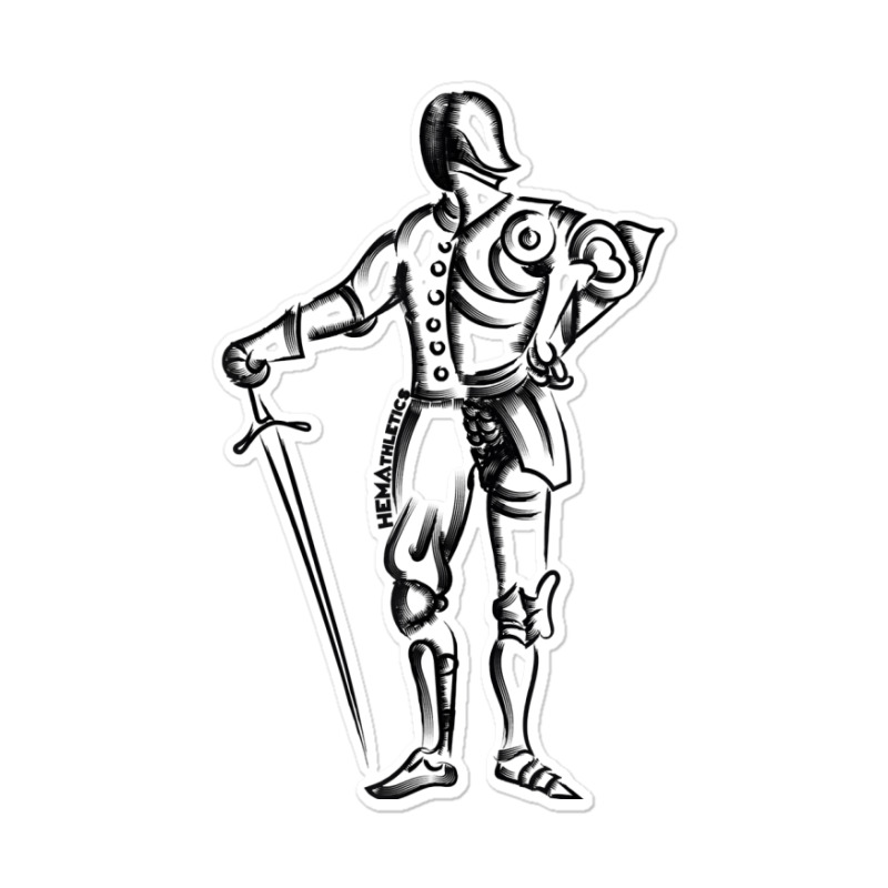 Duel Personality Hema Longsword Fencer T Shirt Sticker | Artistshot