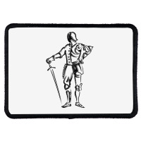 Duel Personality Hema Longsword Fencer T Shirt Rectangle Patch | Artistshot