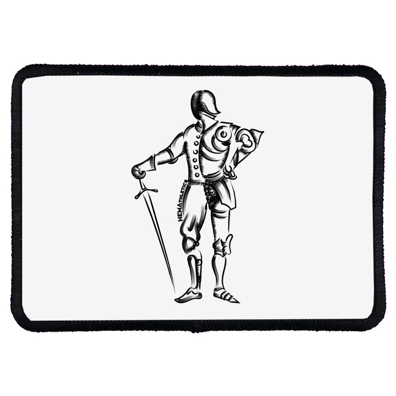 Duel Personality Hema Longsword Fencer T Shirt Rectangle Patch | Artistshot