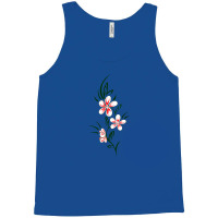 Abstract Flower With Butterflies Tank Top | Artistshot