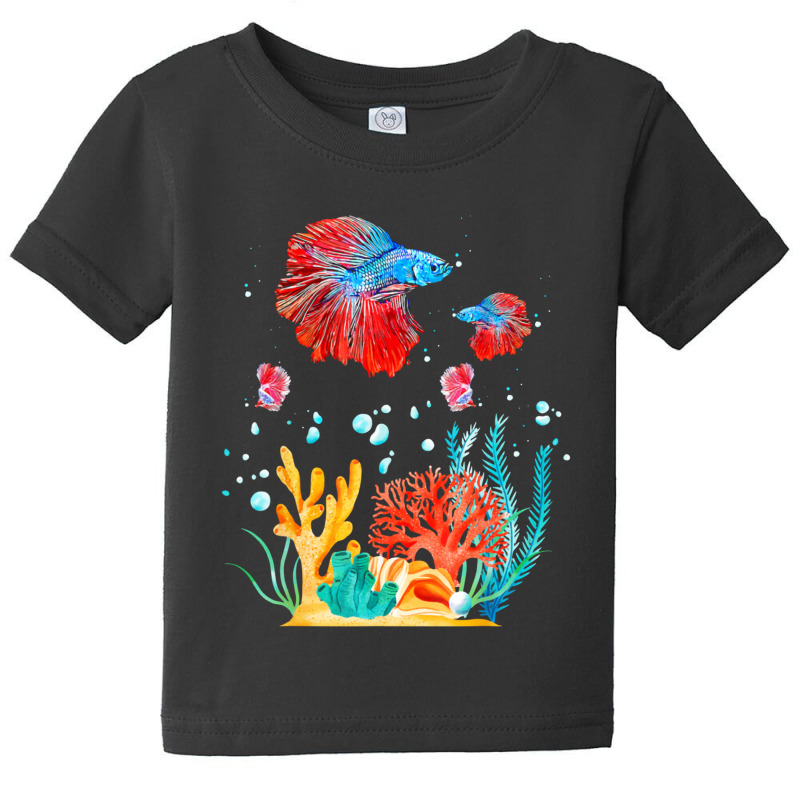 Saltwater Fishing In Ocean Baby Tee by asbakku | Artistshot