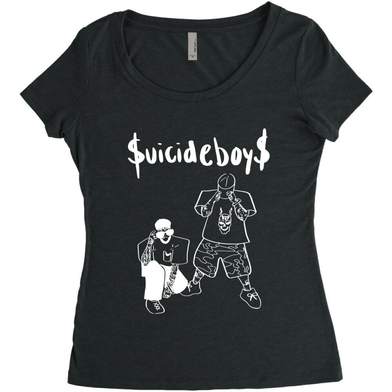 Boys And Music Women's Triblend Scoop T-shirt by meghan irwandi | Artistshot