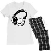 Headphones Black Humor Women's Pajamas Set | Artistshot