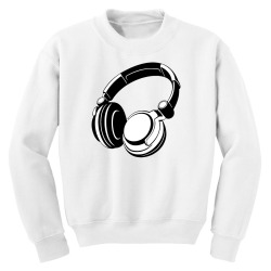 headphones black humor Youth Sweatshirt | Artistshot
