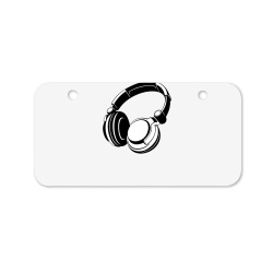 headphones black humor Bicycle License Plate | Artistshot