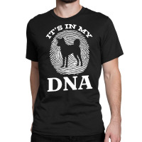 Icelandic T  Shirt Icelandic Sheepdog It`s In My D N A T  Shirt (1) Classic T-shirt | Artistshot