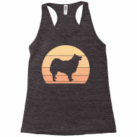 Icelandic T  Shirt Retro Sunset Icelandic Sheepdog T  Shirt Racerback Tank | Artistshot