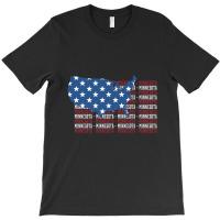 American Flag Minnesota City - Patriotic Gift T-shirt | Artistshot