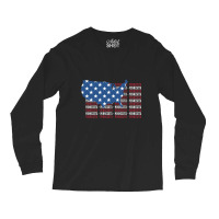 American Flag Minnesota City - Patriotic Gift Long Sleeve Shirts | Artistshot