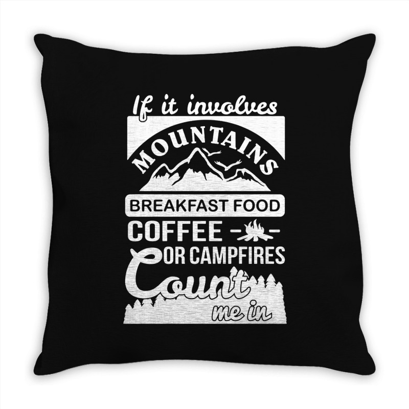 Camping Throw Pillow | Artistshot