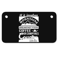 Camping Motorcycle License Plate | Artistshot