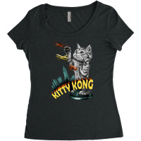 Kitty Kong Women's Triblend Scoop T-shirt | Artistshot