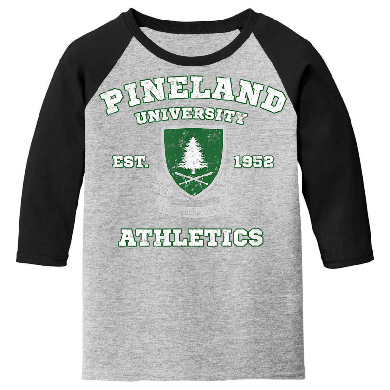 Pineland University Athletics Sports Vintage T Shirt Youth 3/4 Sleeve | Artistshot